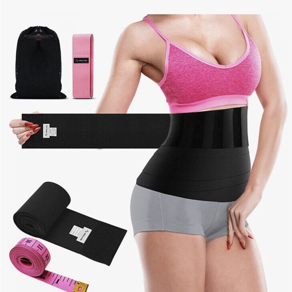 4pc Arian.A Pro Waist Bandage Stomach Wrap Weight Loss Trainer Women Lower Belly